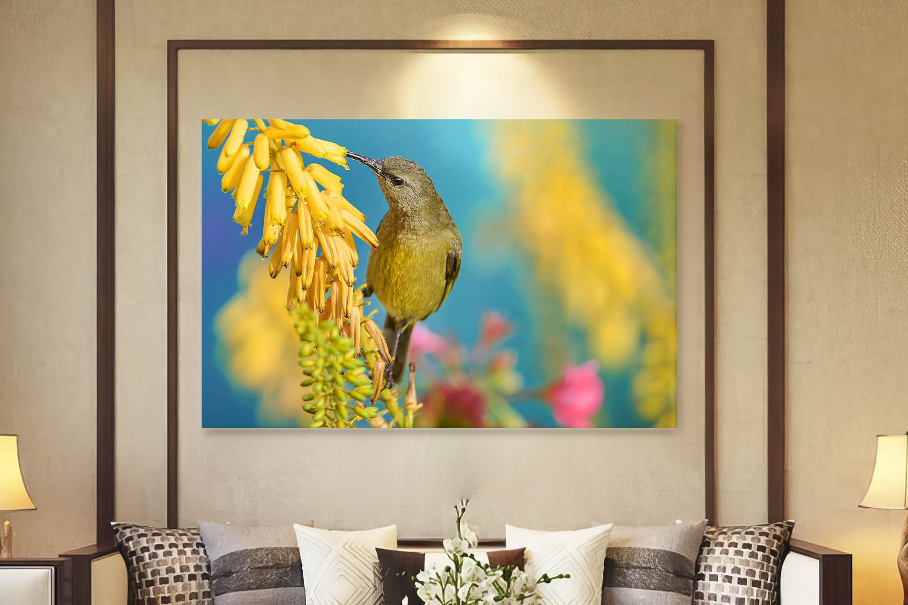 Female Orange-breasted Sunbird wall art