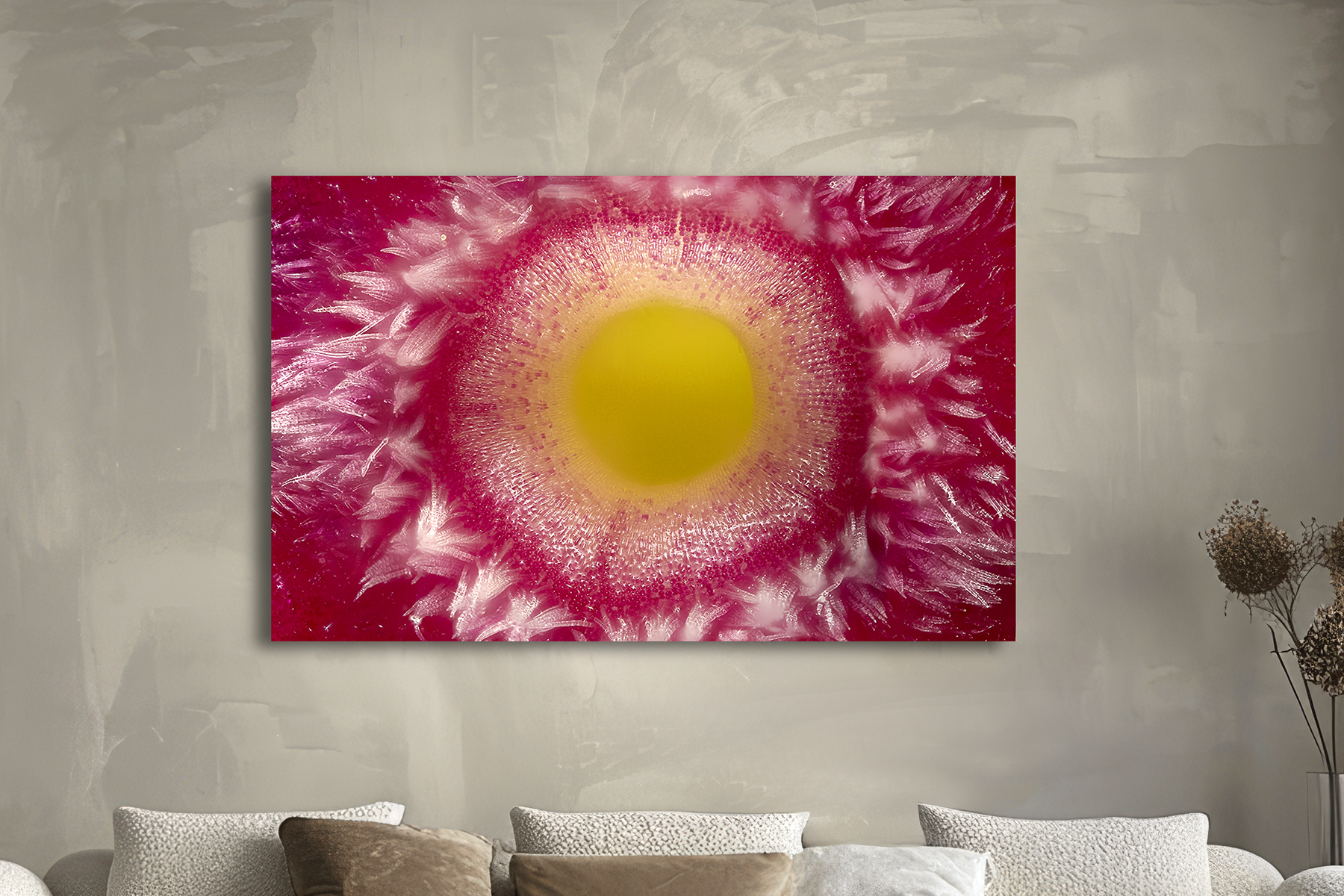 Flowe abstract wall art