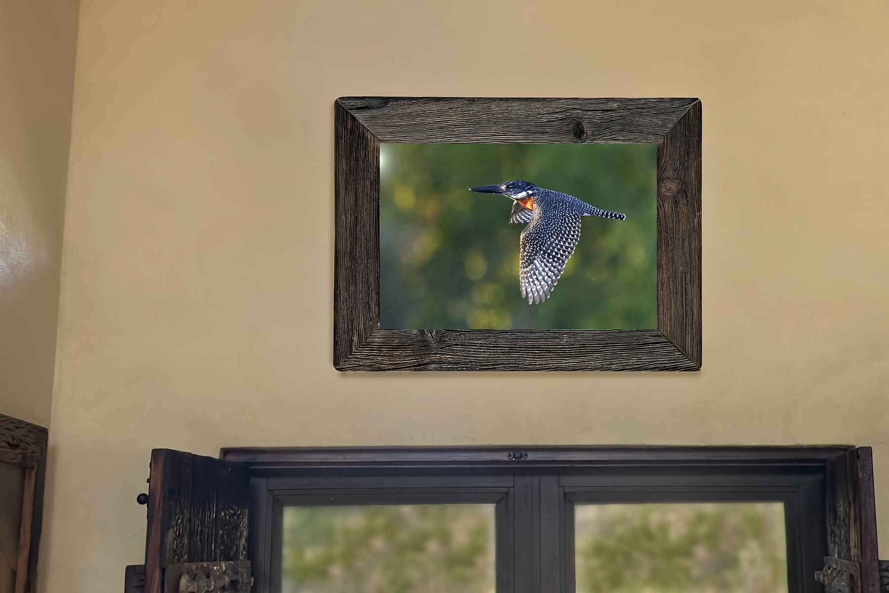 Giant Kingfisher wall art
