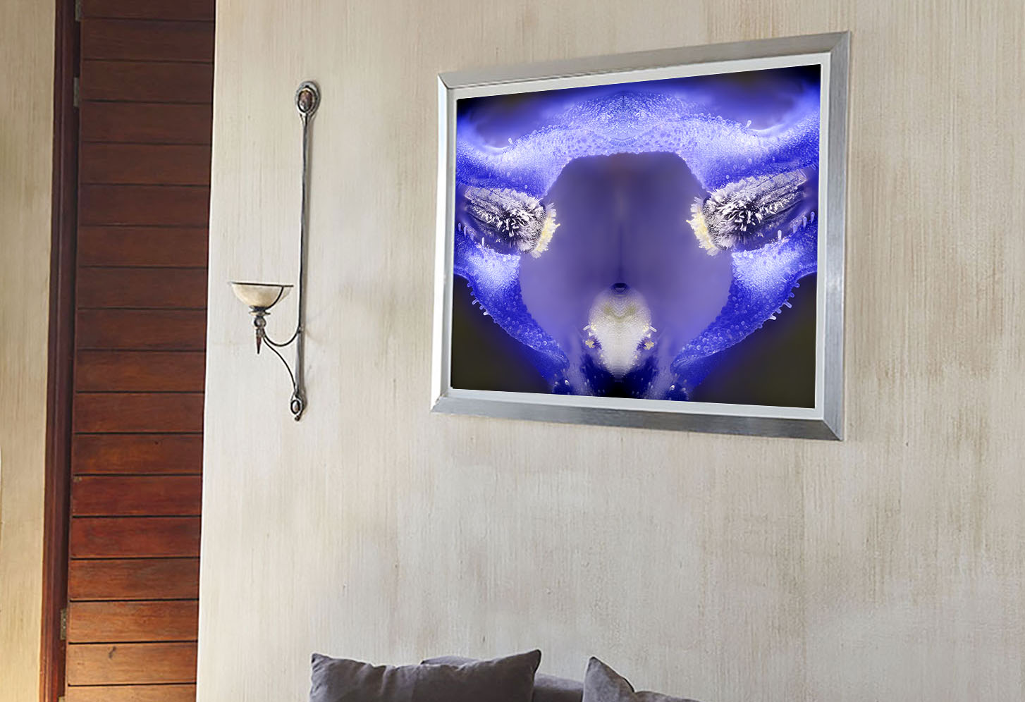 Mirror reflection wall art